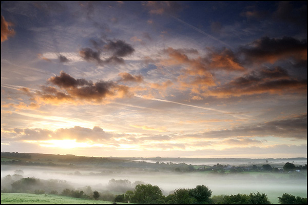 Misty Dawn over Houghton